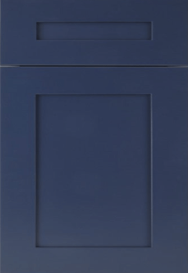 Navy Blue Custom Cabinet